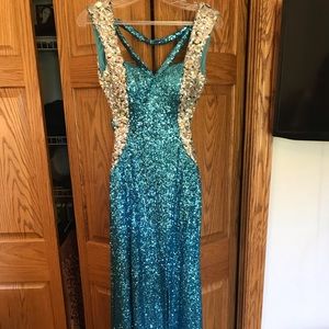 Splash Prom Dress